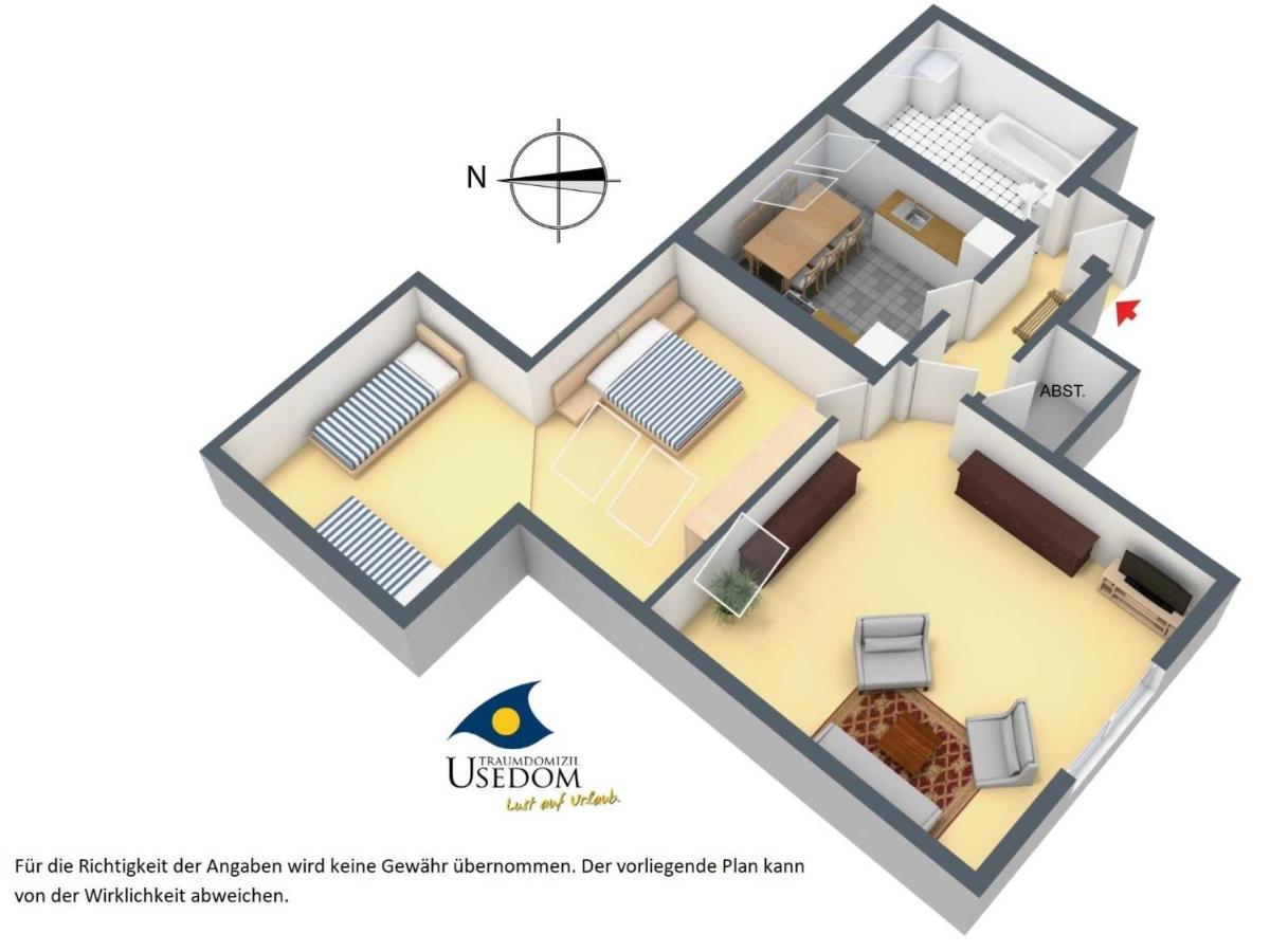Villa Malve Whg 10 Heringsdorf  Extérieur photo